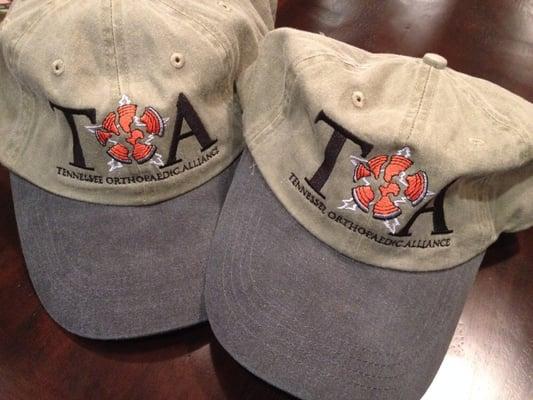 My sporting clays team hats. Bravo!