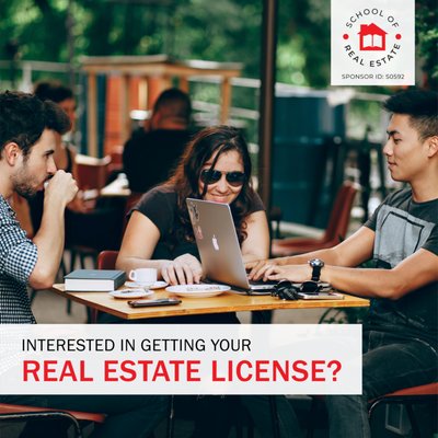 Invest in your future! Get your Real Estate License online for as low as $149! For more information visit us at www.schoolofrealestate.us.