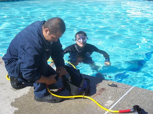 Pool & Spa Equipment Repair & Installation as well as Scuba Diving Repair Services offered