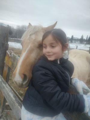 Sweet Oakley and my niece, Kenzie:)