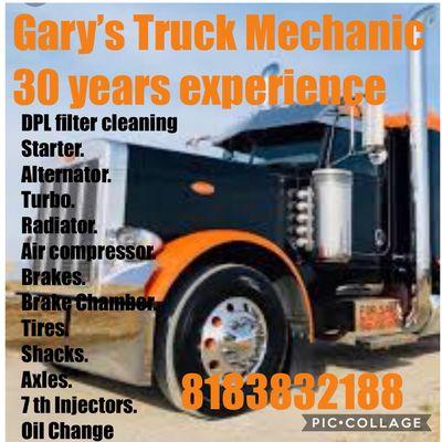 Gary’s truck mechanic