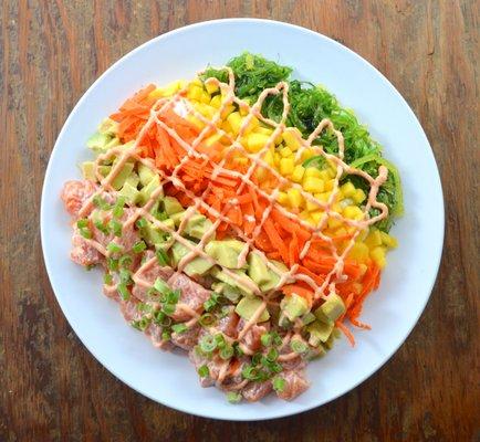 Spicy Salmon Poke Bowl