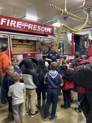 Learning about the vehicles.