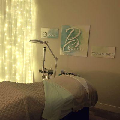 Our esthetician's room.