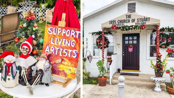 Olga Hamilton Fine Art Studio at The 1895 Church of StuArt in Downtown Stuart, Martin County, Florida