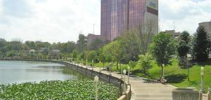 Beautiful Lake Mirror in Downtown Lakeland