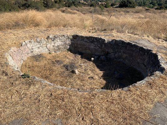 Found the old cistern.