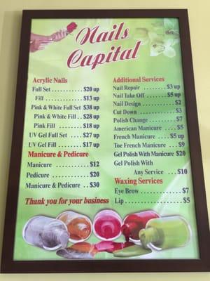 Price list