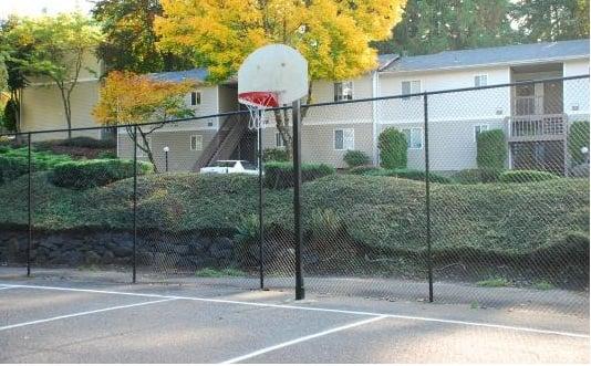 You can even borrow a basketball from us and play on our basketball court.