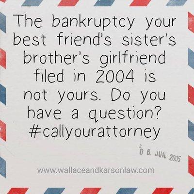 The best way to learn about bankruptcy and your options is to talk to an attorney. Your case is as individual as you.