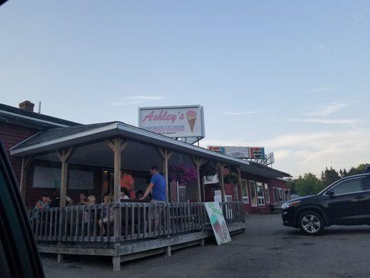 Ice cream porch