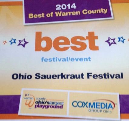 Voted the Best Festival in Warren County Ohio!