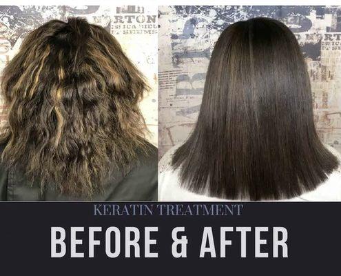 Keratin straightening. By Parisa