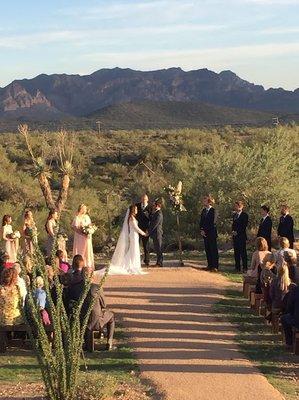 Could not ask for a more stunning moment for these two!