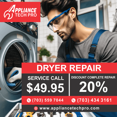 best dryer repair service in Virginia