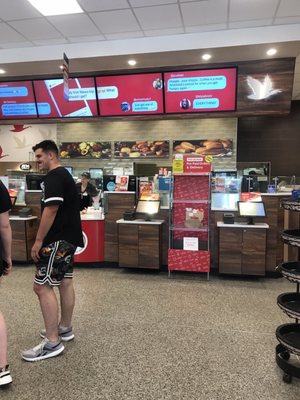 Food ordering area inside