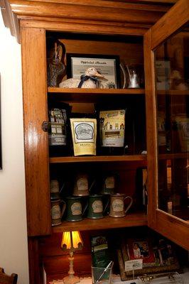 Primitive Farm/Country Cupboard for Sale & Handmade Mugs!