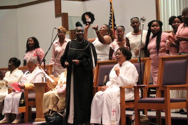 Women of Mt. Zion on our annual Women's Day