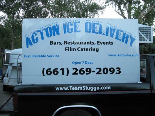 Acton Ice Delivery ready for Immediate Emergency Ice Delivery!  Serving the Antelope and Santa Clarita Valleys.