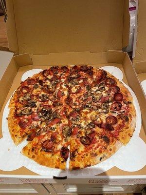 Pepperoni and Mushroom