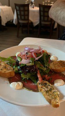 beef carpaccio