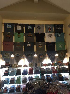 Lots of t-shirts to choose from!