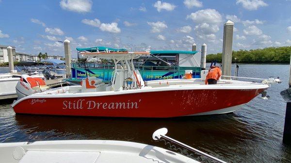 The Still Dreamin'. She's a beautiful boat.