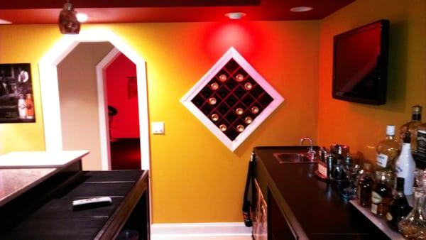 Bar with Wine Rack