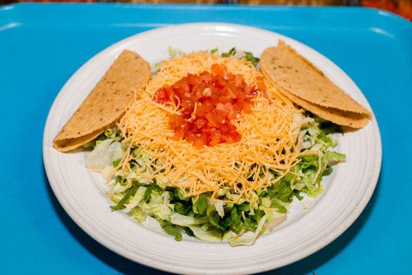 fresh taco salad meal