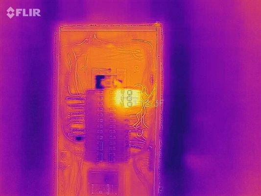 Infrared Scan of electrical panel