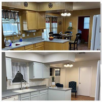 Give your kitchen a more modern look with our remodeling services! Call us today and we can get you a quote!