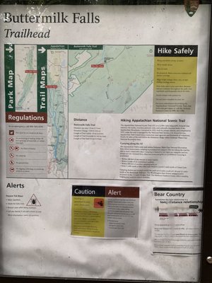 Trail guide and regulations. Helps to read them