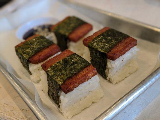 Spam musubi - super cute presentation but taste wasn't there for me personally