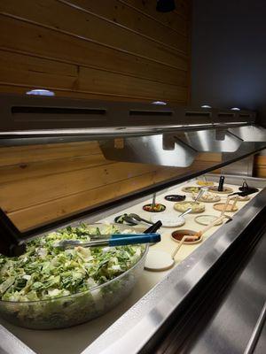 Full salad bar!