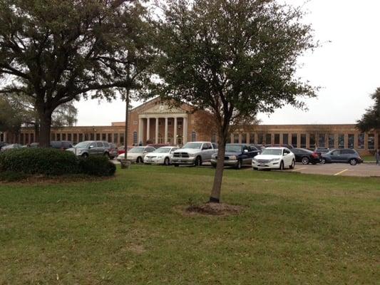 Classic architecture with columns-beautiful!