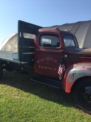 Vintage truck at Hunter's Farm Market