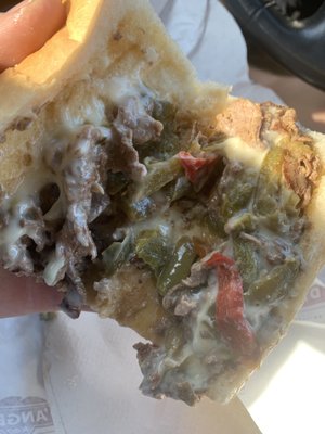 Large steak and cheese