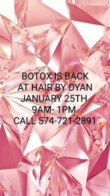 Dr. Reed will be coming to Hair By Dyan