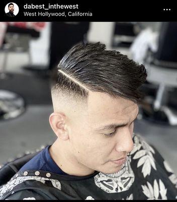 High Fade cut