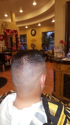 Come get yourself a nice cut and feel fresh .