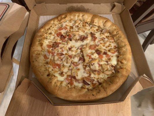 Chicken-Bacon Parmesan Pizza