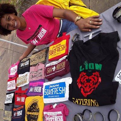 #504FreshGear is Available at #504FreshPopUpShop's around town. Meet: Sweet-T(Personality and Interviewer)