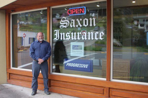 Saxon Insurance is located in the Uptown Mall, in Oakridge, Oregon.