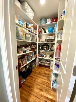 New pantry