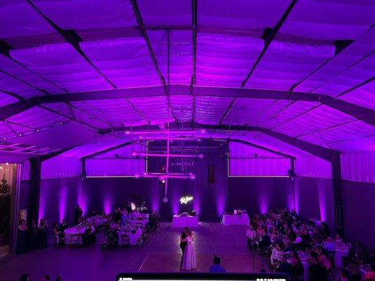 Uplighting provided by Dj H-Rod & Company