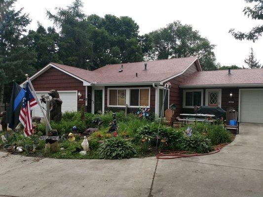 Steel Roof and Siding. Aluminum Trim