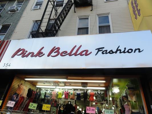 Pink Bella Fashions frontal view