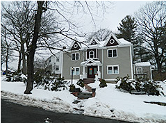 Residential Architect Massachusetts | Newton, MA - View of House with New Second-story Addition