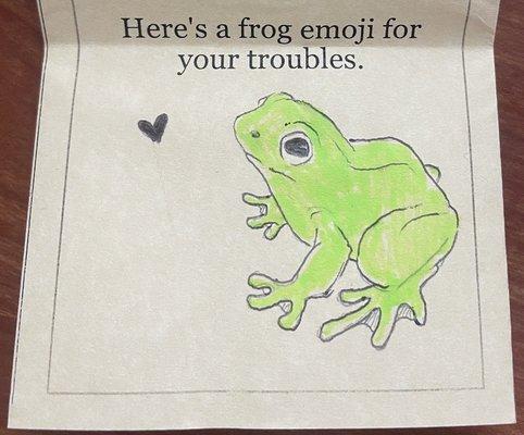 HAND DRAWN FROG!!!