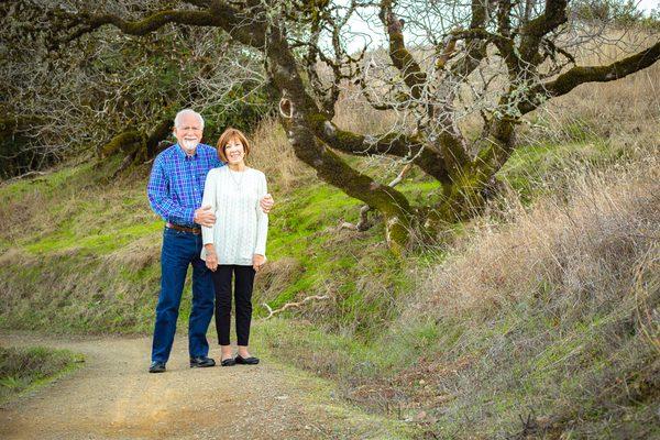 Couple's portraits.